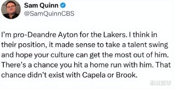 Phóng viên nổi tiếng cho rằng Lakers đuổi theo Ayton với tất cả sức mạnh của họ, và hai cựu chiến bi